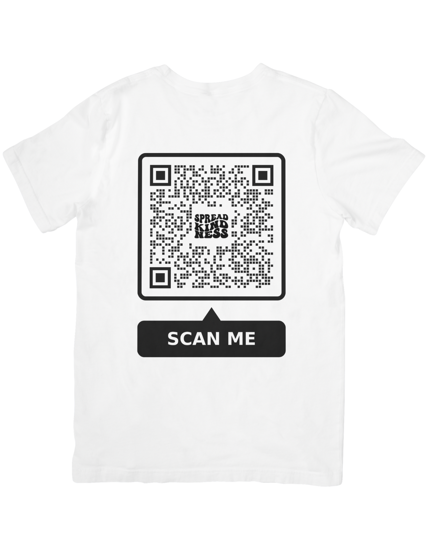QR code T-Shirt “If you’re looking for a sign things will get better… This is it. Please hold on.”